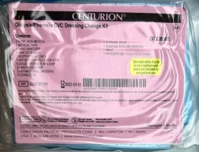 Dialysis/Pheresis CVC Dressing Change Kit — EarthSmart Medical